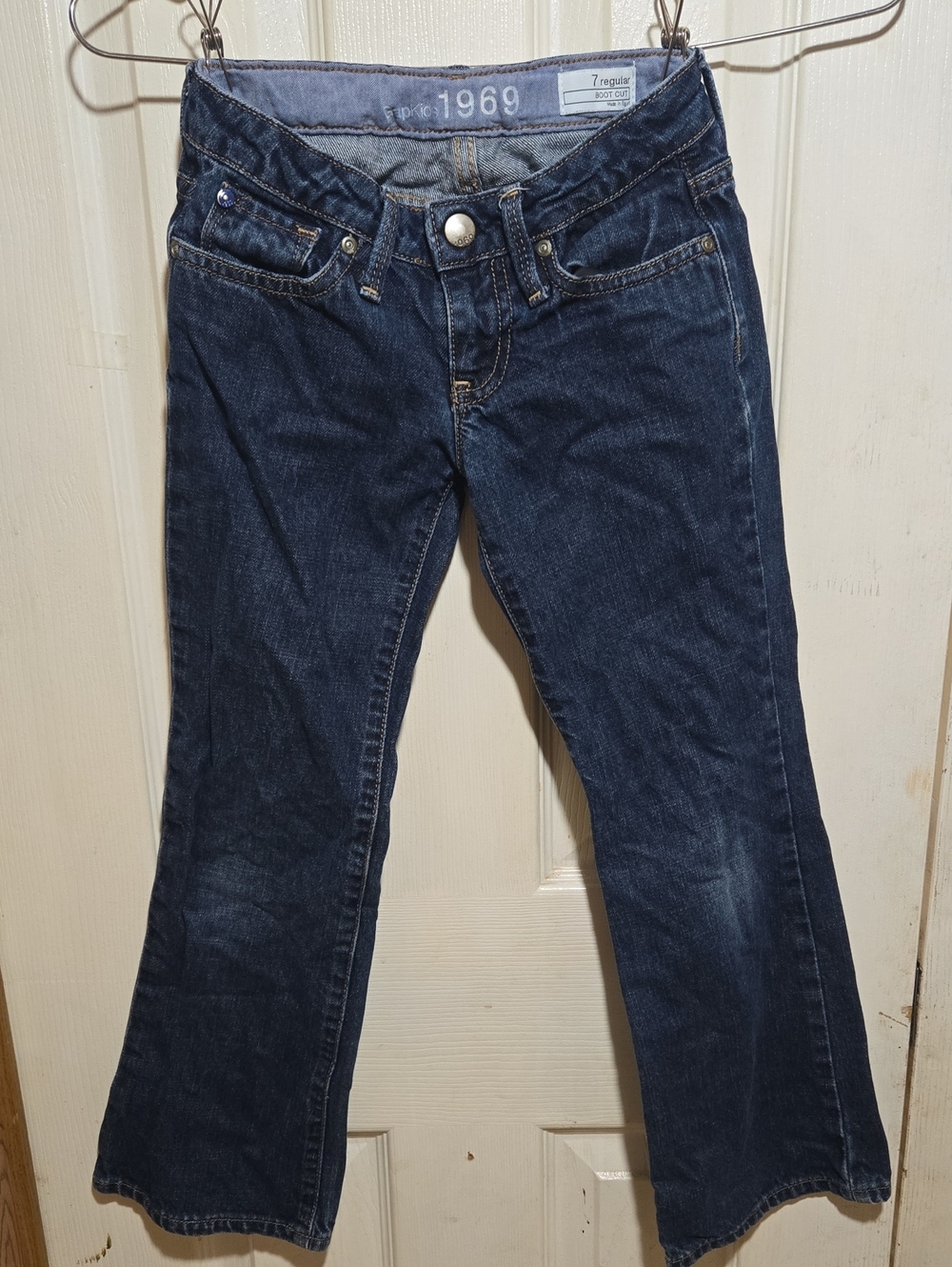 GAP Dark Blue Kids Bootcut Jeans